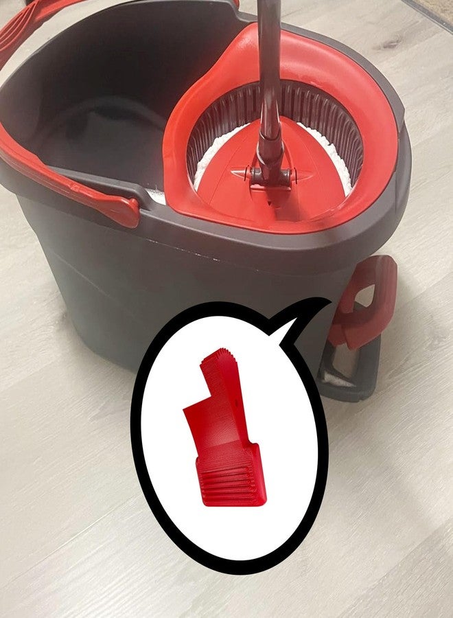 JILINWEI Replacement Pedal for O-Cedar Spin Mop Bucket, Heavy Duty Replacement Pedal Replacement Parts for OCedar Mop Bucket,Red - Image 2