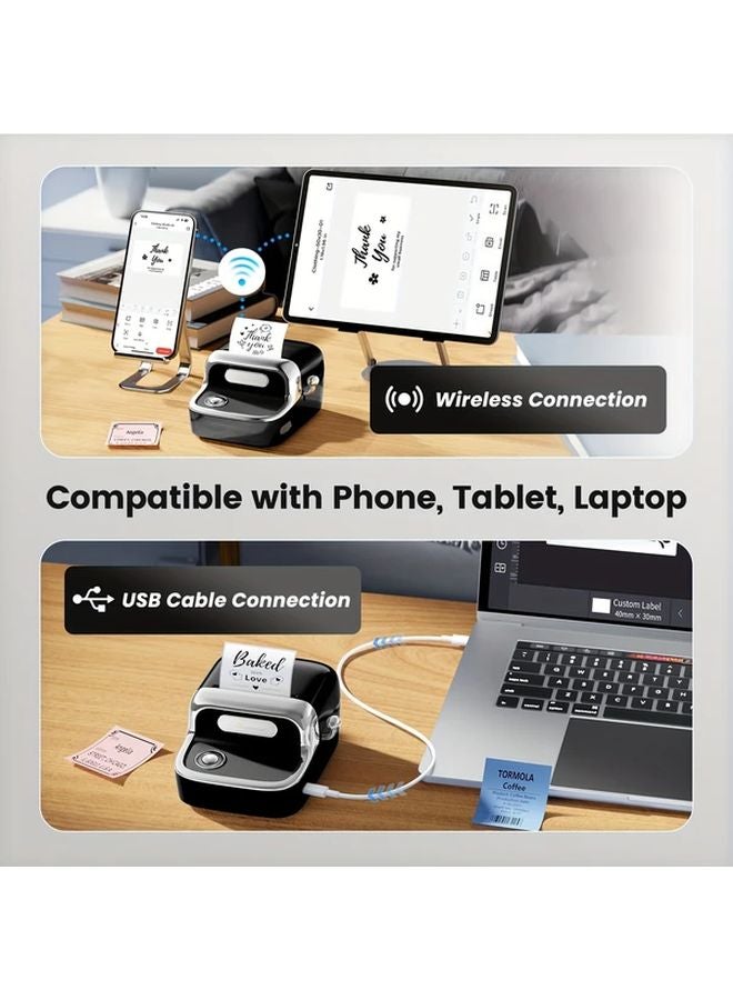 Phomemo M150 Red Mini Barcode Label Printer Portable Wireless Thermal Label Maker - Image 5