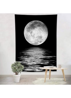 Full Moon Over Ocean Tapestry Wall Hanging Black And White Large Moon 3D Fantasy Starry Night Sky Wall Tapestry Wall Art For Bedroom Living Room Dorm Home Decor 60 X 80 Inches - pzsku/ZB38ADB07D908563639B4Z/45/_/1720090628/8ba4d447-7e10-46d1-890b-1e52967b1dd3