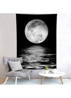 Full Moon Over Ocean Tapestry Wall Hanging Black And White Large Moon 3D Fantasy Starry Night Sky Wall Tapestry Wall Art For Bedroom Living Room Dorm Home Decor 60 X 80 Inches - pzsku/ZB38ADB07D908563639B4Z/45/_/1720090679/a3b69110-9484-4912-846f-d08cfda1a896