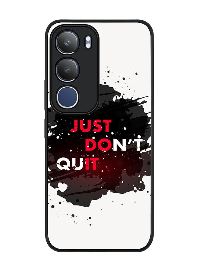 Stylizedd For vivo Y19s / Y19s Pro Case,Slim fit Camera Protection, Shockproof Thin Phone cover  - Just don't quit