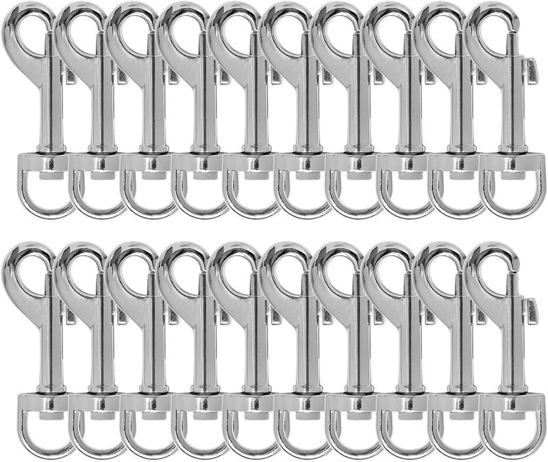 Heavy Duty Swivel Snap Hooks 176Lb Zinc Alloy Lobster Clips For Pet Leashes Keychains Crafts - Image 2