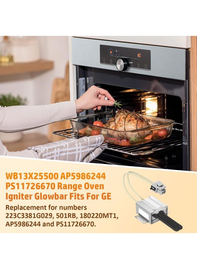 Eagleggo WB13X25500 Gas Range/Oven Igniter Replacement Parts For GE General Electric # DS043KX 4369880 223C3381G029 501RB 180220MT1 AP5986244 PS11726670 - Image 4
