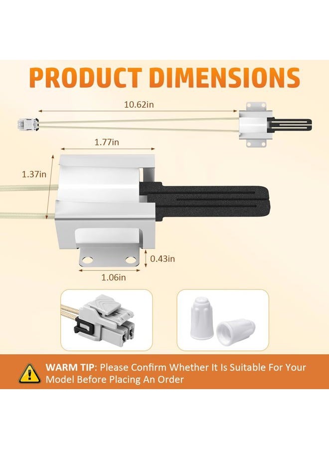 Eagleggo WB13X25500 Gas Range/Oven Igniter Replacement Parts For GE General Electric # DS043KX 4369880 223C3381G029 501RB 180220MT1 AP5986244 PS11726670 - Image 2