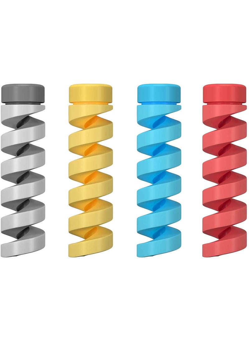 Shopsdash Spiral Cable Protector for MercedesBenz AMG A 35 4MATIC Cable Saver Charging Cord Protective Universal Earphones Cable Cover 16 Pieces Pack 4 Mix Colour H239  - Image 3