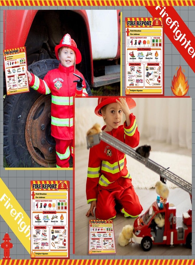 Eaasty 6 Pack Kids Pretend Play Notepads 40 Pages Pretend Pads for Kids Pretend Play Imaginative Role Play (Boys) - Image 4