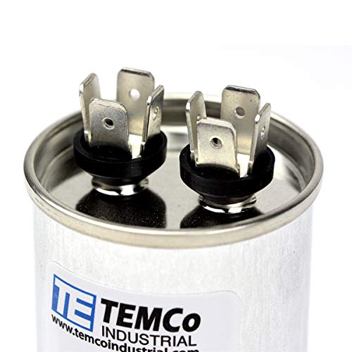 TEMCo Industrial TEMCo 30 uF Run Capacitor CBB65, 30 MFD, 370V, Round, 50/60Hz | for HVAC AC Fan, Motor, Blower Applications - Image 4