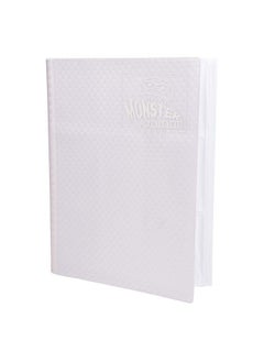 Monster Protectors Monster Binder 9 Pocket Trading Card Album Holofoil White W White Pages Holds 360 Yugioh Magic Pokemon Cards  - Image 2
