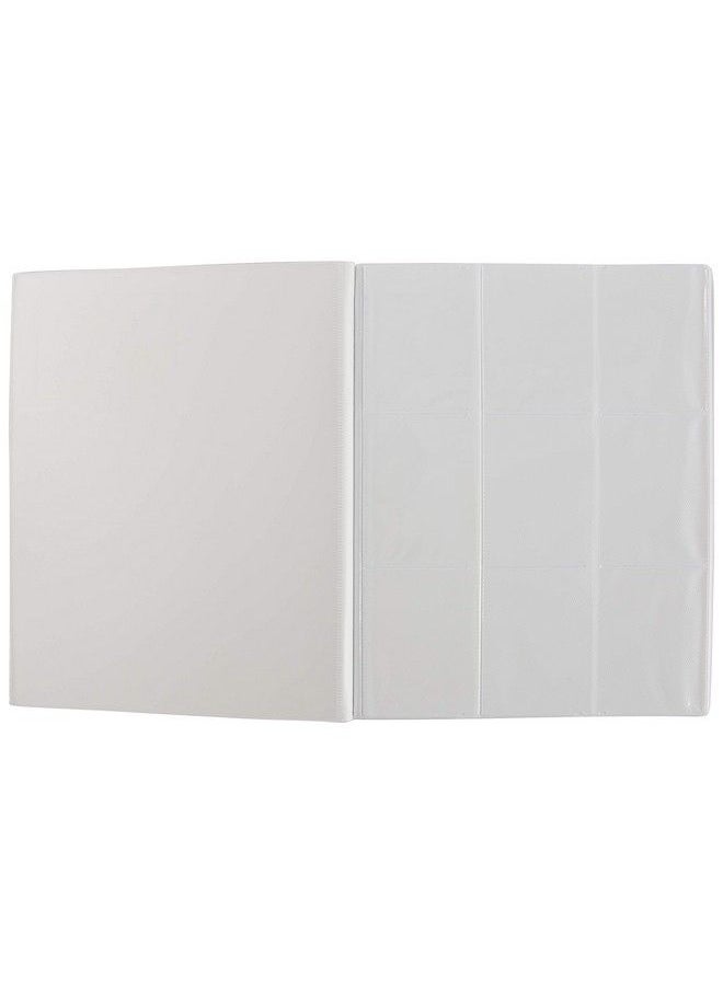 Monster Protectors - Monster Binder 9 Pocket Trading Card Album Holofoil White W White Pages Holds 360 Yugioh Magic Pokemon Cards - Image 1