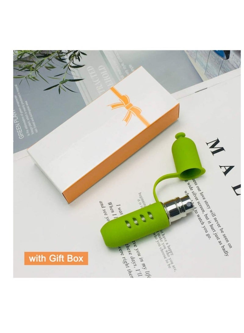 Captaintech 5ml Refillable Perfume Atomizer for Travel, TSA-Approved Portable Mini Empty Cologne Spray Pump Bottle, Dispenser Container Pocket Size Men and Women (Green) - Image 4