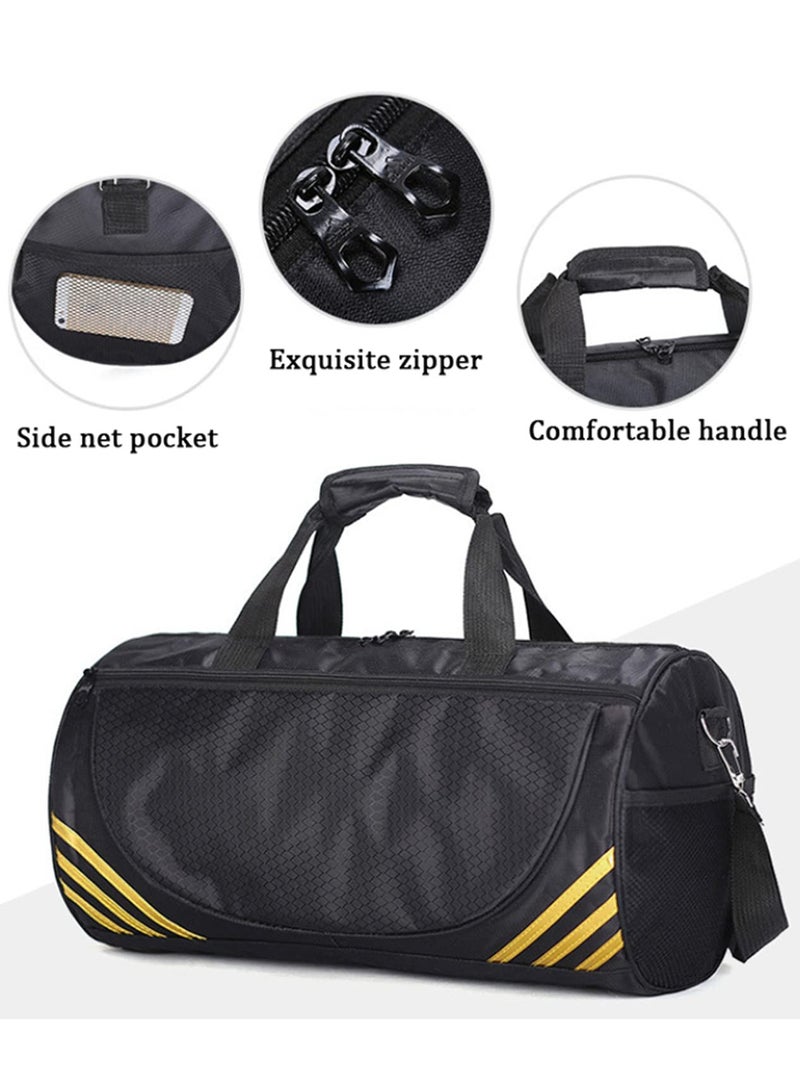 Sports Gym Bag for Fitness Yoga Travel Training Duffle Bag Nylon Small Shoes Bag Sport Compact Portable Workout Sports Bag 45cm x 23cm x 23cm - Image 2