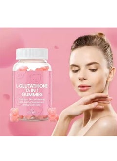 Ocean L-Glutathione Collagen 13 in 1 Skin Whitening Gummies 60 Counts, Premium Skin Whitening, Anti-Aging Supplement, Immune Booster, Collagen Glow Anti-Aging Skin Whitening Vitamins  - Image 3