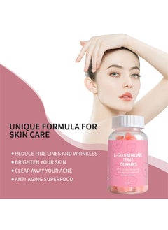 Ocean L-Glutathione Collagen 13 in 1 Skin Whitening Gummies 60 Counts, Premium Skin Whitening, Anti-Aging Supplement, Immune Booster, Collagen Glow Anti-Aging Skin Whitening Vitamins  - Image 2