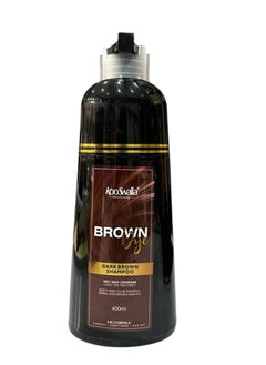 Generic dark brown shampoo 400ml  - Image 1