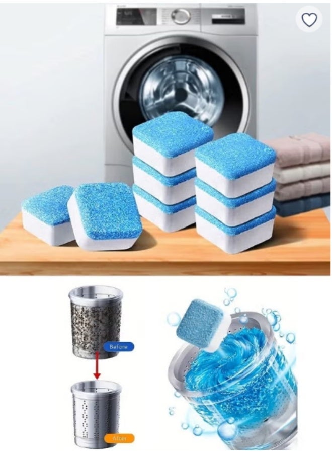 Washing Machine Cleaning Tablets – 12 Effervescent Capsules for Automatic and Manual Washers – Suitable for Front-Load and Top-Load Machines – Deep Cleaner for Removing Deposits and Accumulated Dirt – Washer Drum Sanitizer with Germ and Bacteria Elimination – Effective Tub Cleaner with Deodorizing Features - Image 5
