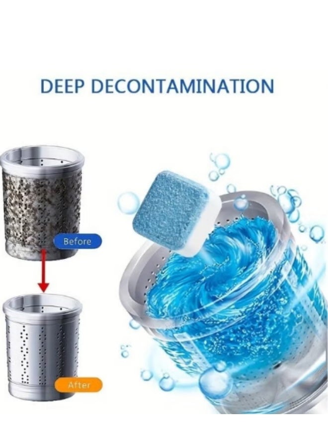 Washing Machine Cleaning Tablets – 12 Effervescent Capsules for Automatic and Manual Washers – Suitable for Front-Load and Top-Load Machines – Deep Cleaner for Removing Deposits and Accumulated Dirt – Washer Drum Sanitizer with Germ and Bacteria Elimination – Effective Tub Cleaner with Deodorizing Features - Image 2