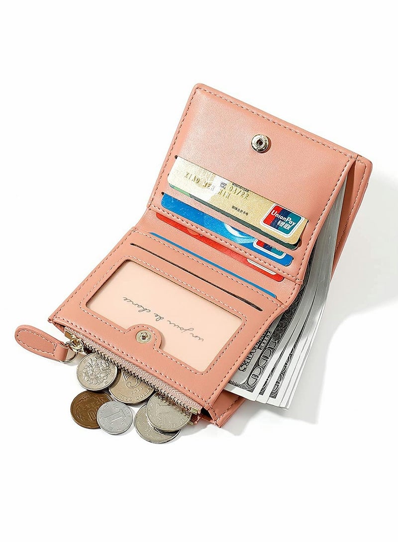 Fashionable Small Blue Stone Pattern Women's Wallet - Slim & Lightweight Card Holder Organizer - Image 4
