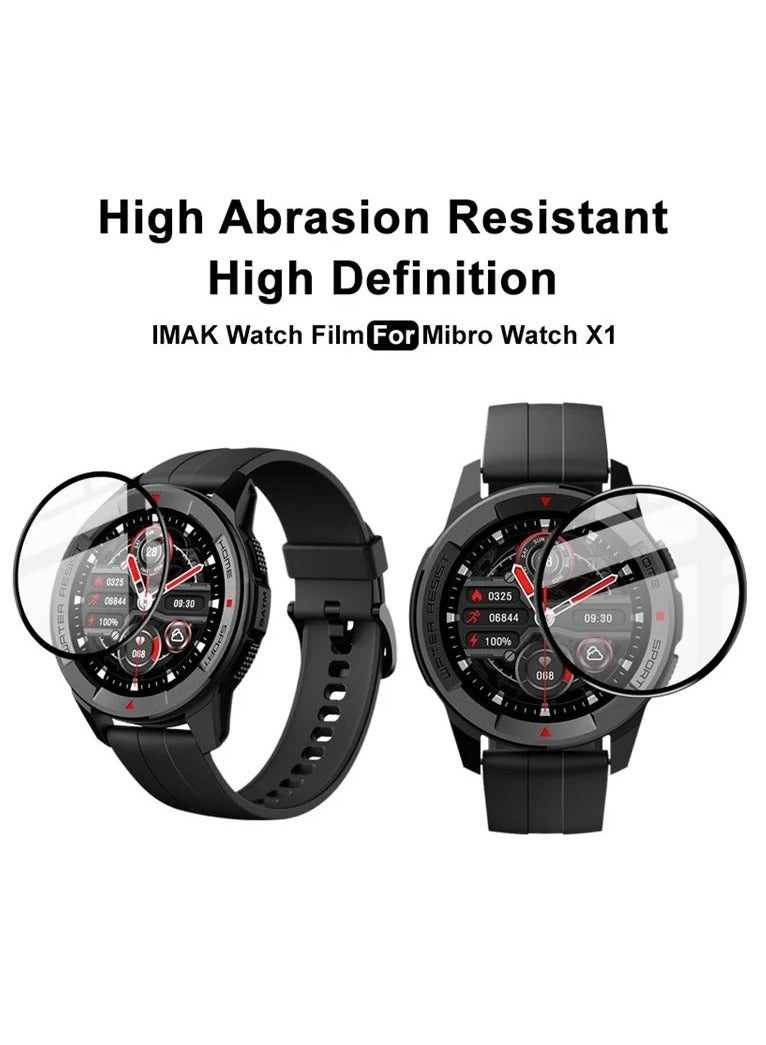 واقي للشاشة لهاتف Mi bro X1 مقاوم للخدش ثلاثي الأبعاد تغطية إجمالية خالية من الفقاعات Pet HD طبقة حماية شفافة مرنة - Image 2