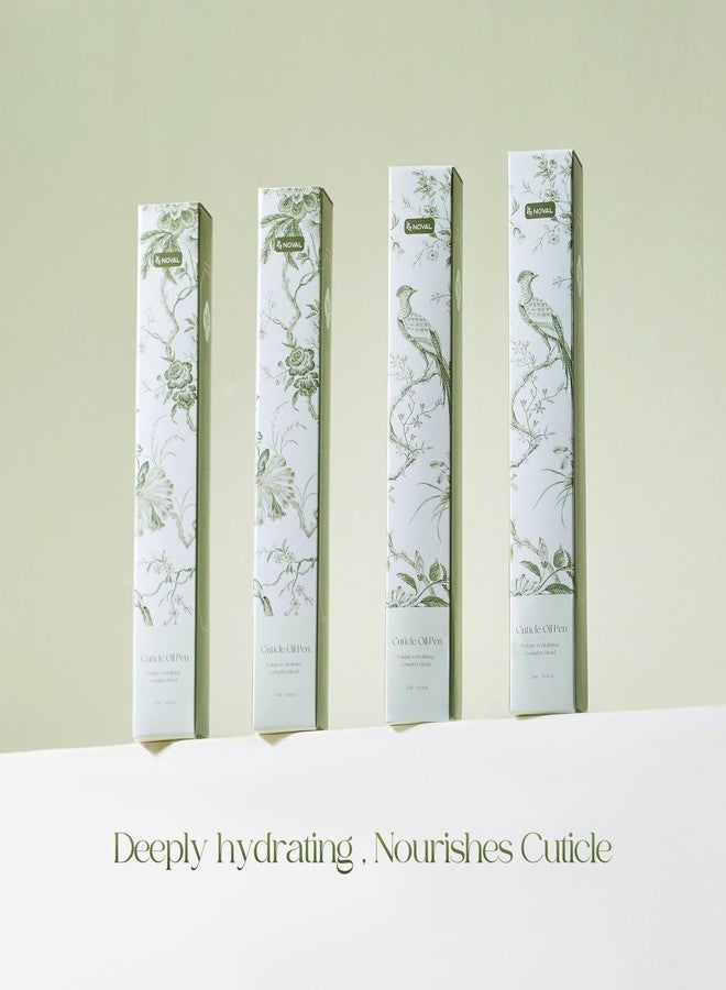 نوفال أقلام زيت نوفال للعناية بالجلد المحيط بالأظافر، برائحة الورد، 8 أقلام صغيرة، مجموعة أقلام زيت مرطبة للجلد الجاف حول الأظافر، حجم مناسب للسفر وجاهزة للإهداء - Image 5
