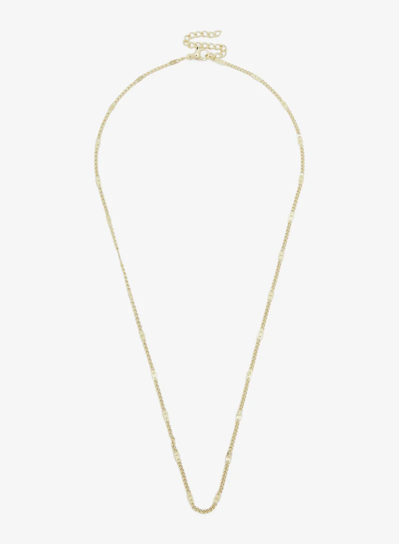 جينجر Multi layered Heart Chain Necklace