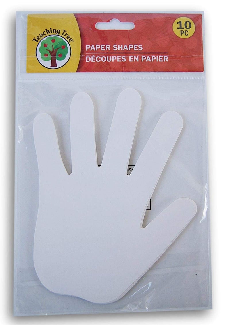 Teaching Tree Paper Shaped Decor Sheets - Hands - 10 Count - Image 3