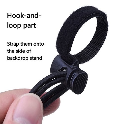 Mudder Backdrop Background Clips Holder for Photo Video Studio, 12 Pack, Black - Image 4