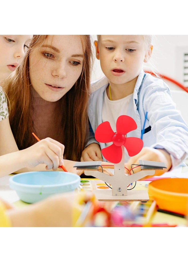 Loquat Solar Engineering Fan Toy Set for Kids, 1 Pcs Educational Science Experiment Kit, DIY Assembly Model for Children’s Learning and Development - Image 5