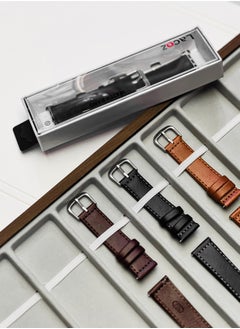 Lacoz Lacoz Premium Leather Smart Watch Strap For 20/22mm Smart Watches Pack of 3  - Image 2