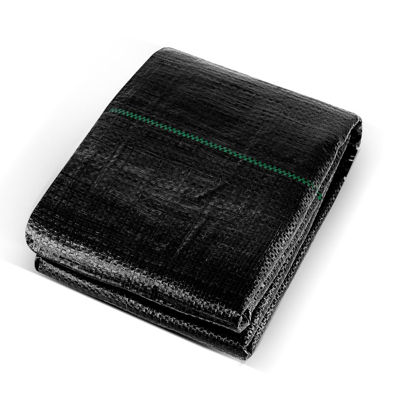HANWRAPS 3.3FTÃ—13FT Weed Barrier Fabric,Landscape Fabric, 3.2oz Weed Barrier Fabric Heavy Duty,Weed Control Garden Cloth,Woven Geotextile Fabric for Garden Beds, Underlayment, Commercial Driveway - Image 1