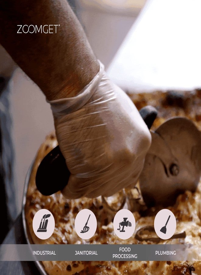 أميكس قفازات صناعية للاستخدام مرة واحدة من الفينيل الشفاف X3، 3 مل، خالية من اللاتكس والبودرة، آمنة على الطعام، غير معقمة، ناعمة، متوسطة الحجم، علبة من 1000 قطعة - Image 4