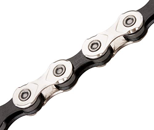 KMC Unisex's X11 Chain, Silver/Black, 114 Link - Image 3