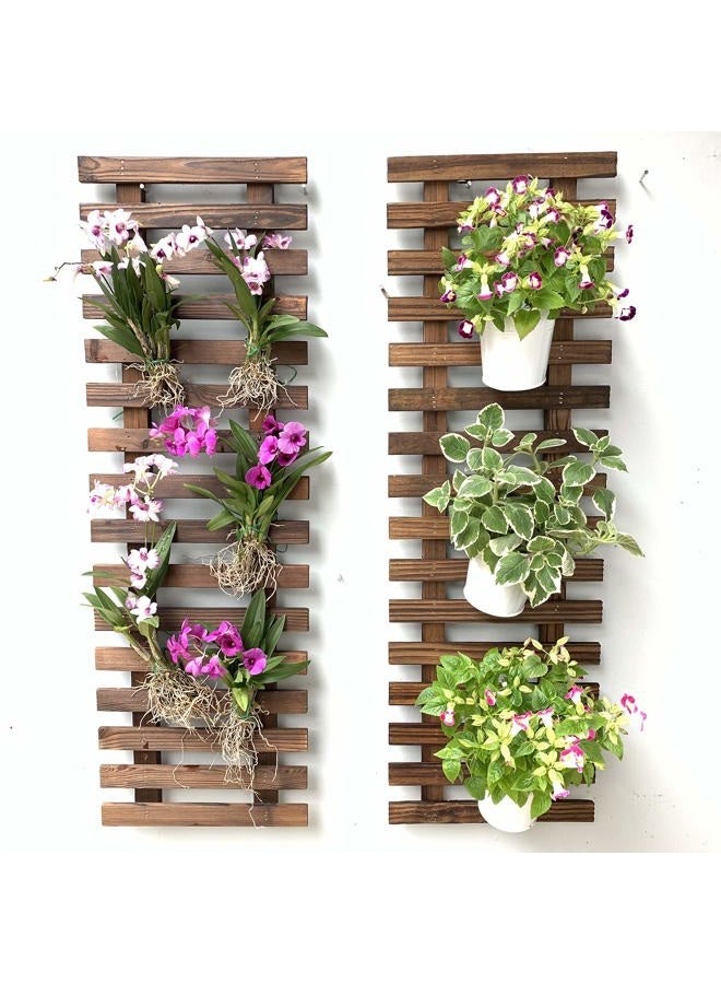 ShopLaLa Wall Planter – 2 Pack Hanging Planter for Indoor Plants, Plant Stand, Air Plant Succulent Holder, Vertical Garden, Plant Wall, Large Wall Decor for Living Room, Room Decor for Teens - Image 1