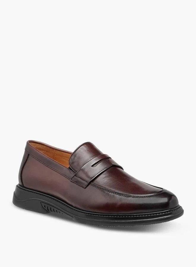 Le Confort Men Leather Slip-On Loafers