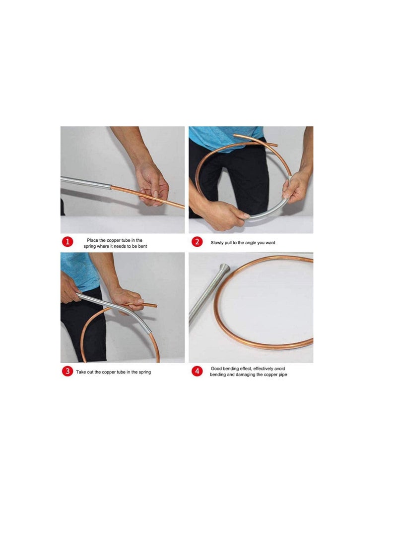 Generic Bending Spring Set Includes 1/4, 3/8, 1/2, 8/5, 3/4, And 7/8" Springs - Used For Bending Coiled Copper - HVAC - Air Conditioning And Refrigeration (8/5)  - Image 2