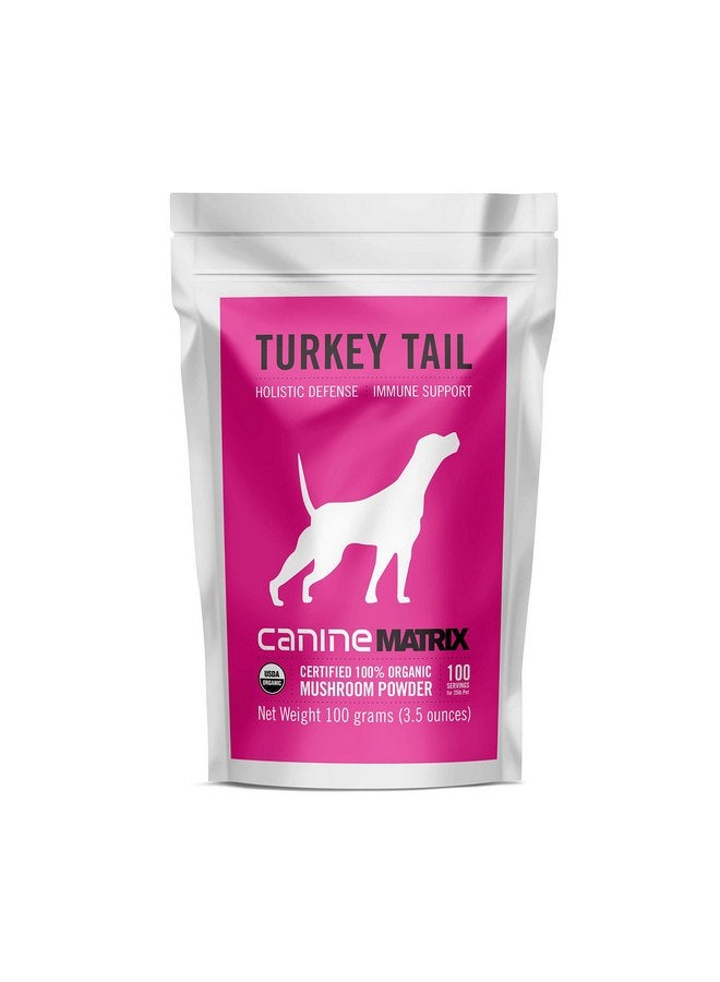mushroom Matrix Om Mushroom Matrix Pet - Canine | Turkey Tail | USA Grown Human-Grade Organic Mushroom Powder Pet Supplement | Immunity Support & Holistic Defense for Dogs & Cats | 100 Grams, 3.5 oz - Image 3