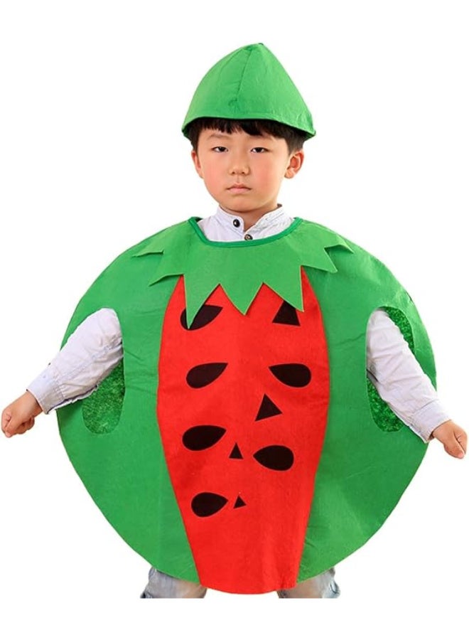 HI-FINE Unisex Halloween Costume Dress Set Fruits Costume Suit with Hat - Image 3