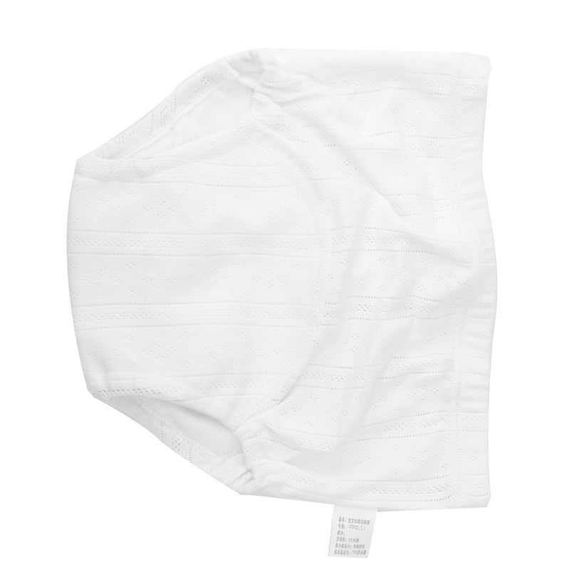 Toilet Training Underwear Washable Toddler Cotton Training Pants Anti Leakage Diaper Pants(White L) - Image 2