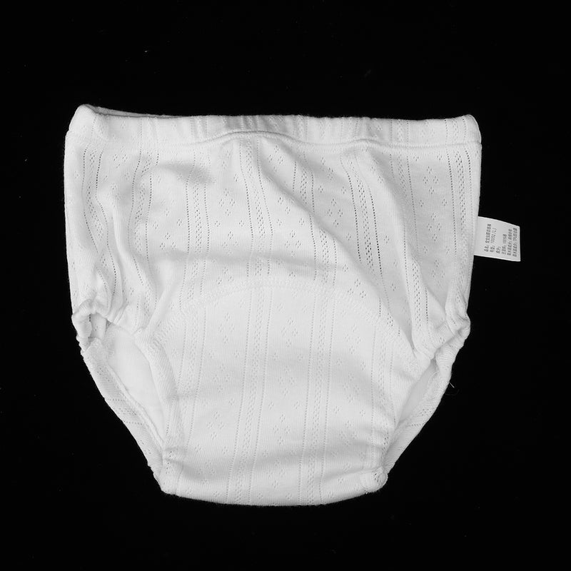 Toilet Training Underwear Washable Toddler Cotton Training Pants Anti Leakage Diaper Pants(White L) - Image 4