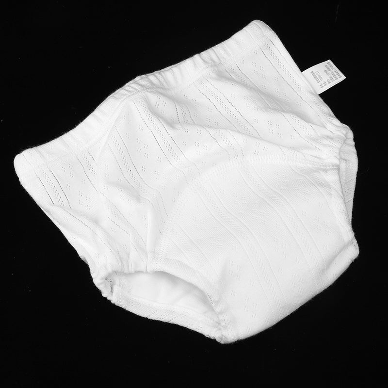 Toilet Training Underwear Washable Toddler Cotton Training Pants Anti Leakage Diaper Pants(White L) - Image 5