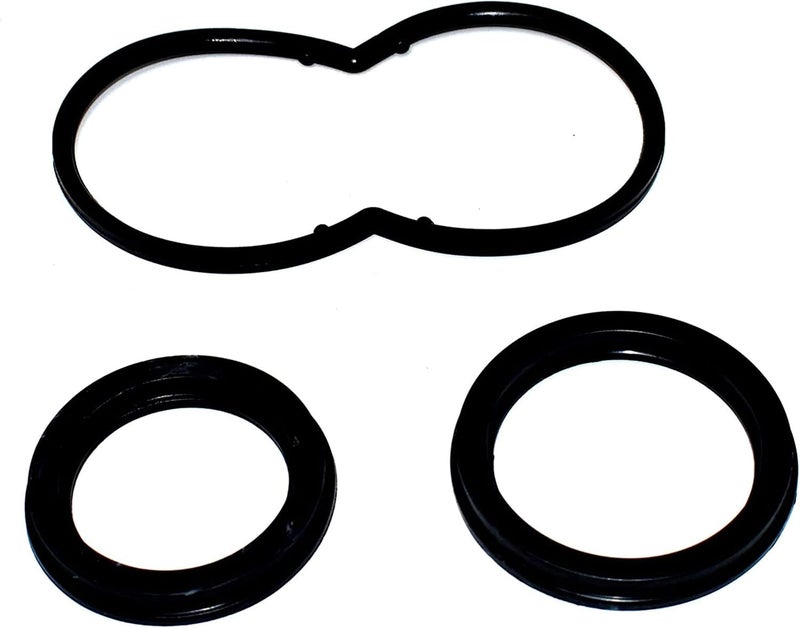 A-Team Performance Hydro Boost Rebuild Seal Kit 2771004-3-Piece, Black - Leak Repair & Master Cylinder Rebuild Kit - Compatible with Ford, GM, Dodge & Chrysler Vehicles - Image 1