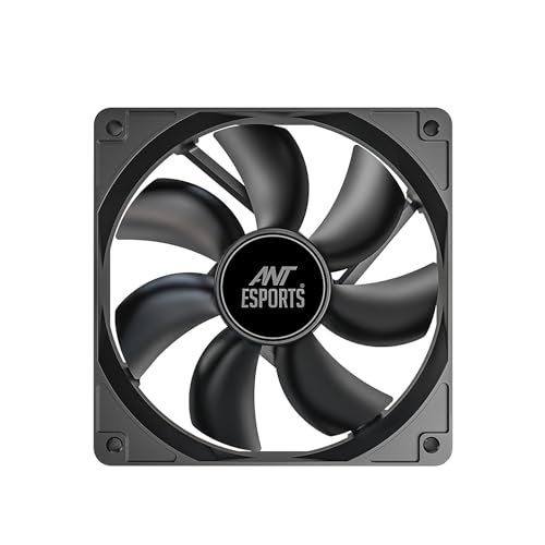 Ant Esports Carbonflow 120mm Case Fan - Black, High Static Pressure, PWM Control, 1300 RPM, 40.0 CFM Airflow - Image 2
