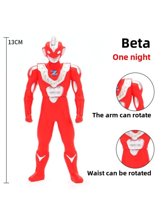 13CM Ultraman Soft Plastic Tiga Style Maltos Galaxy Zero Tiga Superman Children's Hot Toys Wholesale-Color:74, Beta - Image 1