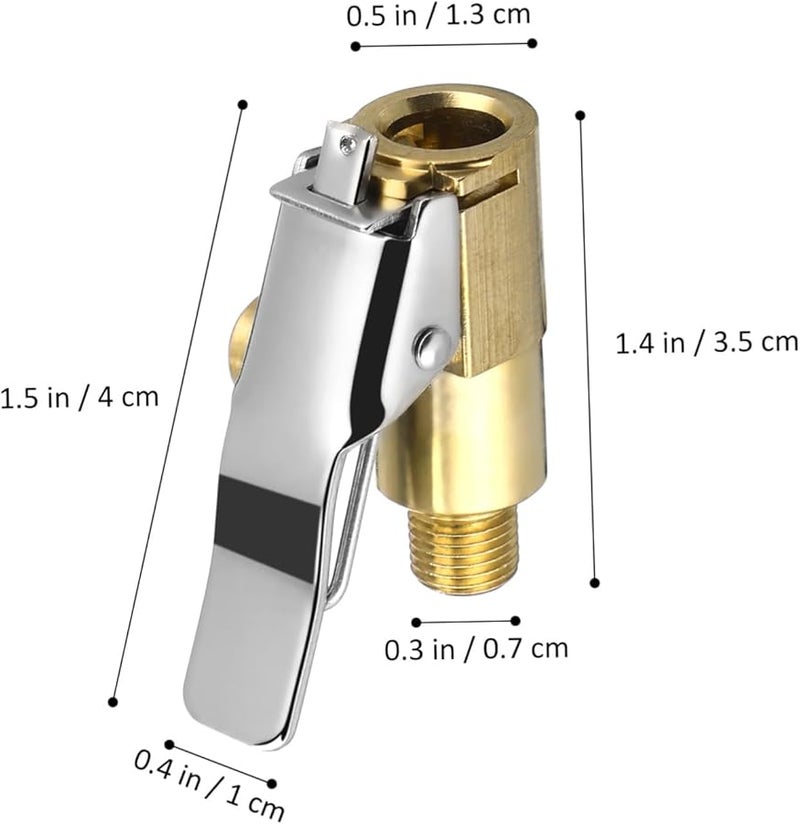 2Pcs Tire Chuck Adapter Quick Connect for Car Truck Motorcycle Bike Air Compressor - Image 3