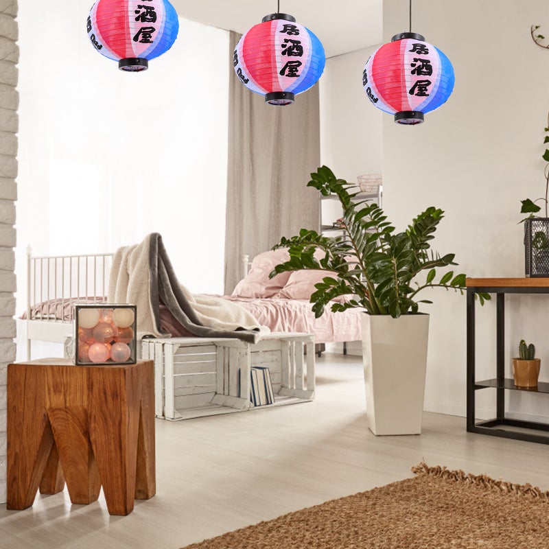 2 pcs Japanese Style Hanging Lantern Beautiful Decorative Lantern for Restaurant - Image 5