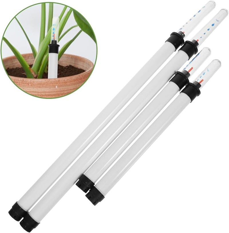 Cabilock 36x2cm مؤشر الري الذاتي 4 قطع مجموعة رعاية النباتات مقياس الماء للتذكير - Image 4