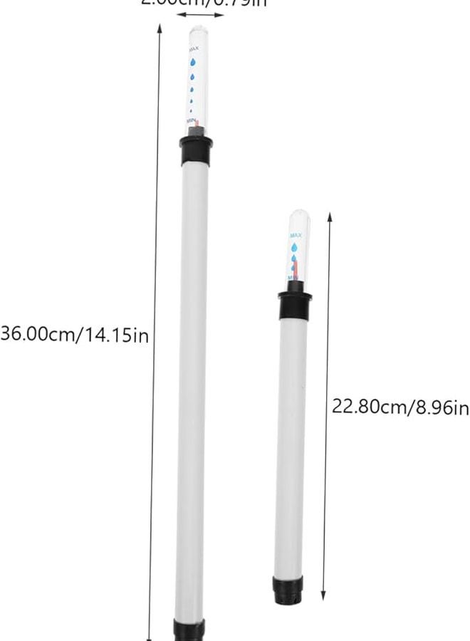 Cabilock 36x2cm مؤشر الري الذاتي 4 قطع مجموعة رعاية النباتات مقياس الماء للتذكير - Image 2