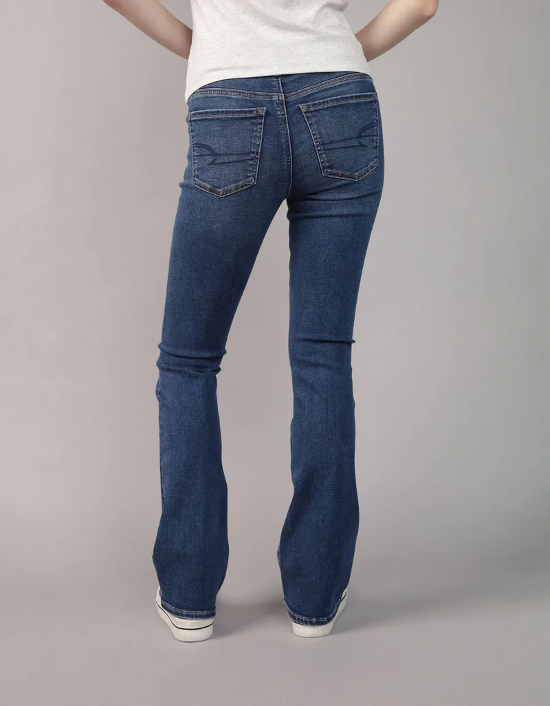 American Eagle  AE Low-Rise Kick Bootcut Jean for Women | Best Price UAE