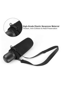 Y&D SYOSI Water Bottle Holder, Pouch Neoprene Carrier Cover Bag, with Shoulder Strap, for Daily Walking Hiking and Other Outdoor Activities (750ml), 3 PCS  - Image 4