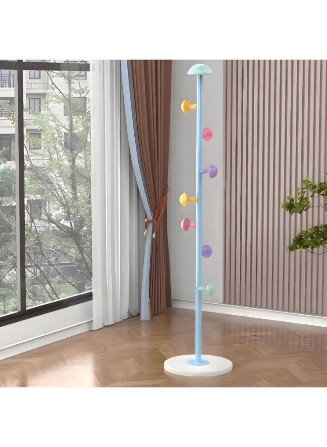 كيتشينو شماعة ملابس معدنية - تصميم مناسب للأطفال لتنظيم الغرف، متينة وأنيقة، تكمل الديكور مع الحفاظ على ملابس الأطفال مرتبة وسهلة الوصول، يبلغ ارتفاعها 1.68 م - Image 1