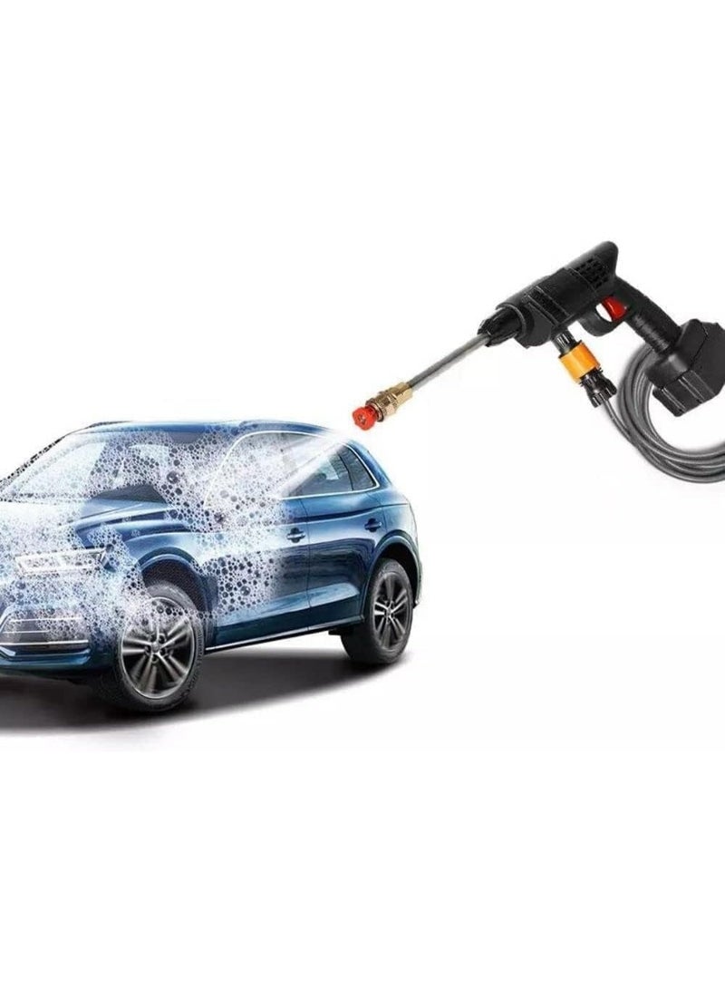 48V High-Pressure Water Sprayer 2 Batteries - Car Washing Machine 5M Range Cordless Portable Electric High Pressure Washer Gun for Cars, Bikes, Patios, Floor Cleaning  Garden Watering - Image 2